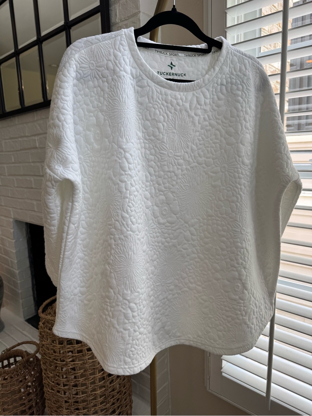 Tuckernuck Sport Floral Quilted Crewneck